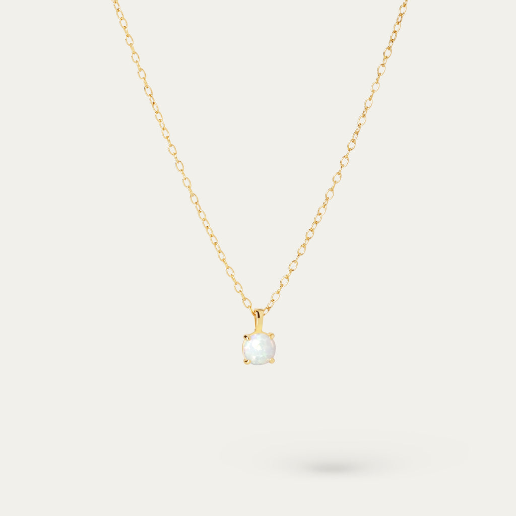 Owa Opal Necklace (18K Gold Vermeil)