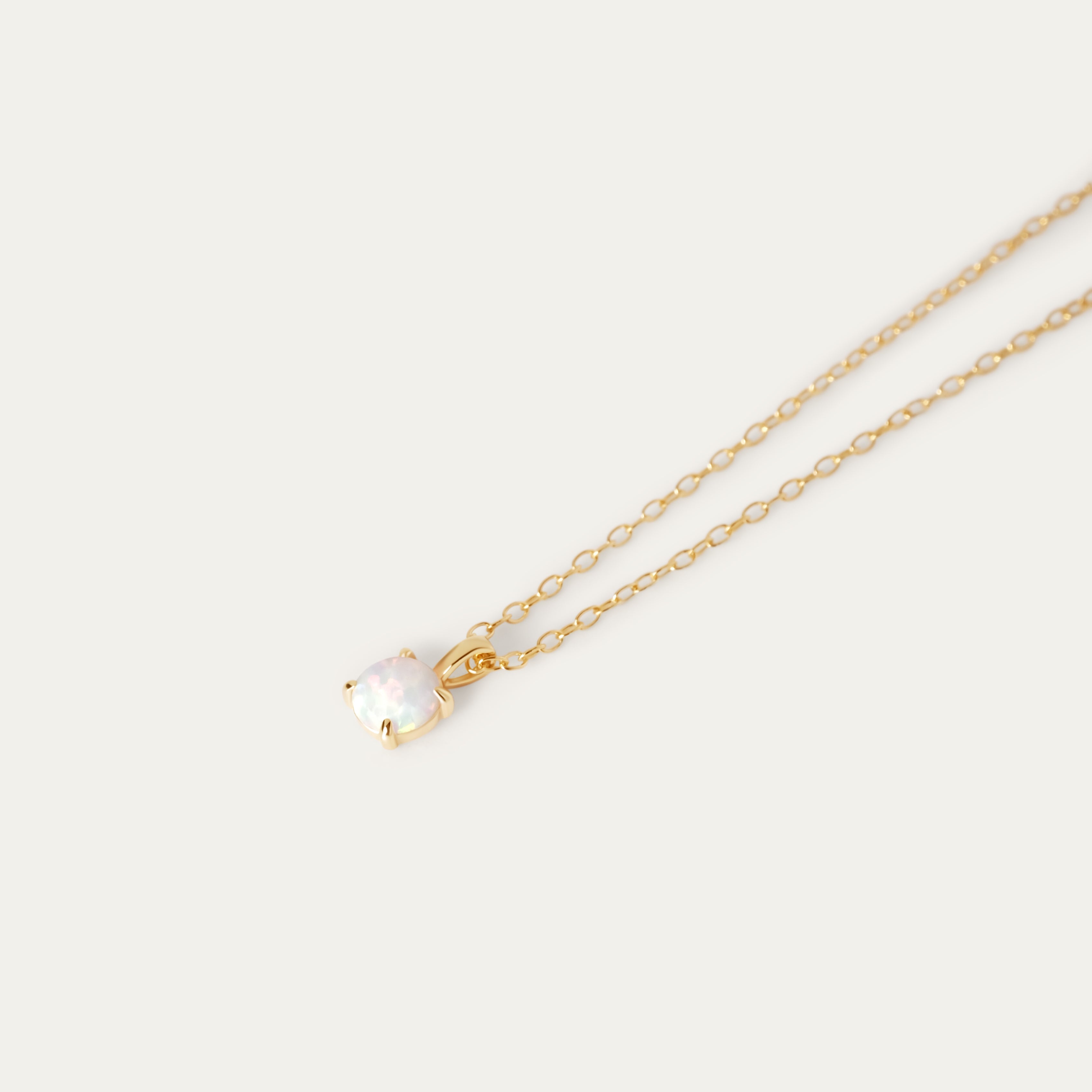 Owa Opal Necklace (18K Gold Vermeil)